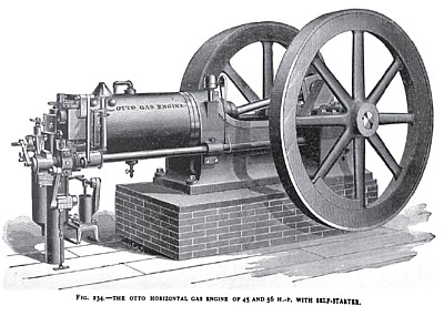 The Otto Gas Engine (with Self-Starter)